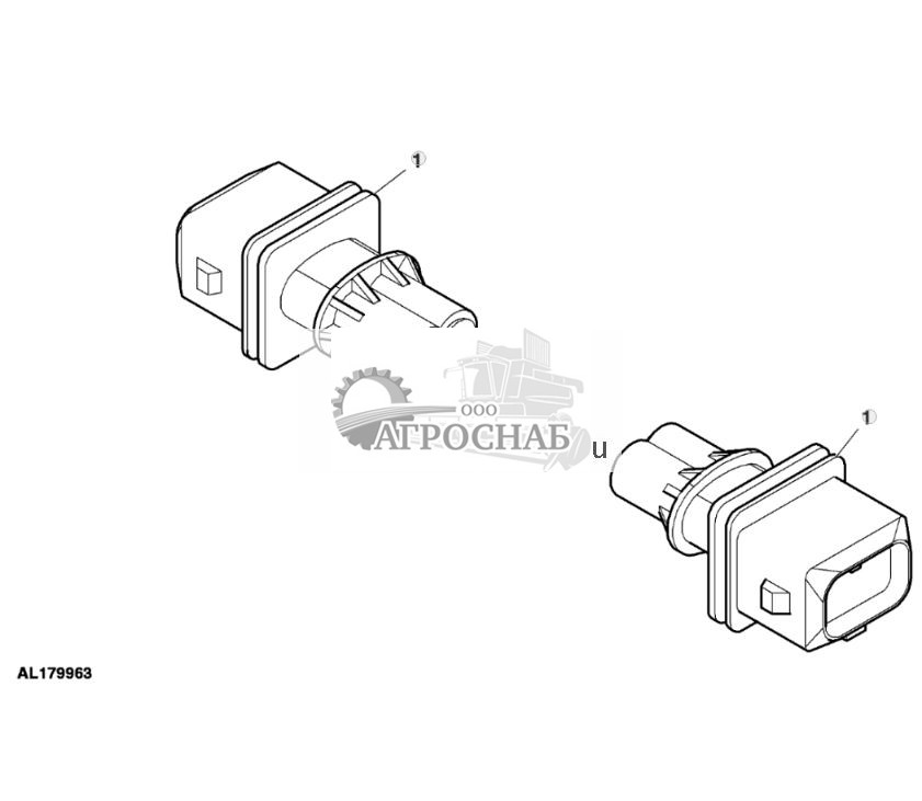 Заглушка, жгут проводов, многофункциональный рычаг - ST477320 553.jpg